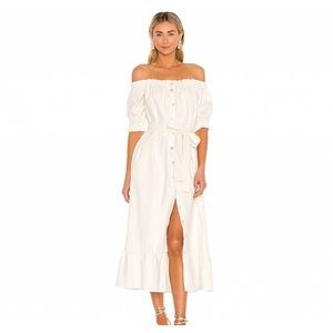 Tularosa White Linen dress